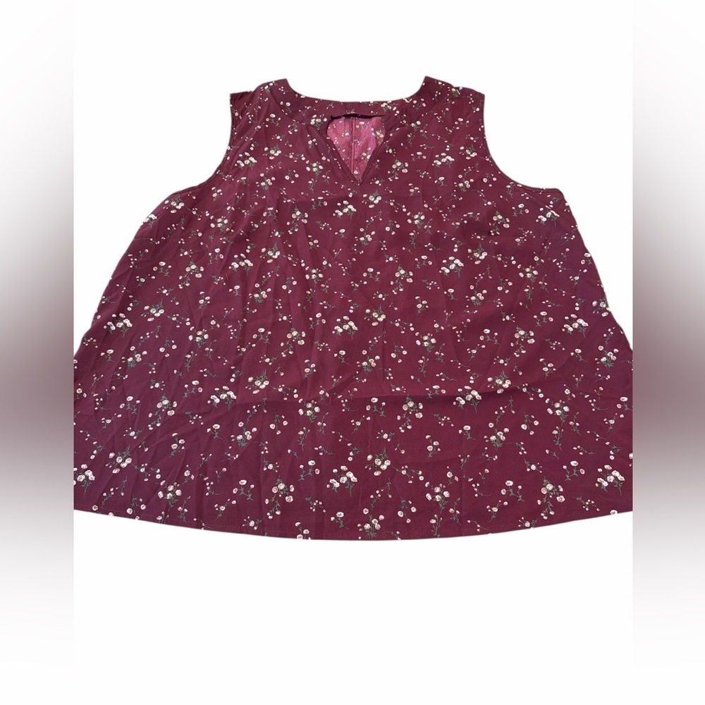 Women’s Floral Sleeveless Top Tank Top Size 4XL